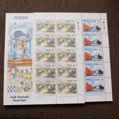 Irish 1998 Europa Festival Stamp sheets.MNH.