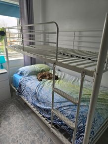 Metal double bed