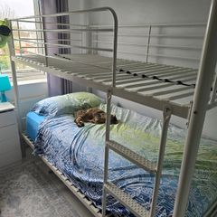 Metal double bed