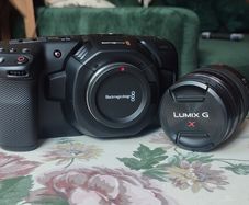 Blackmagic Pocket Cinema Camera 4k (BMPCC4K) + Lumix GX  12-35mm Lens