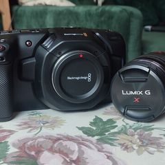 Blackmagic Pocket Cinema Camera 4k (BMPCC4K) + Lumix GX  12-35mm Lens
