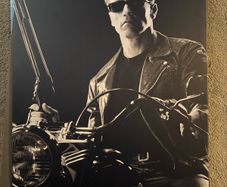 Terminator 2 Judgment Day Displate Metal Movie Poster