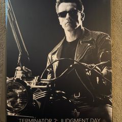 Terminator 2 Judgment Day Displate Metal Movie Poster