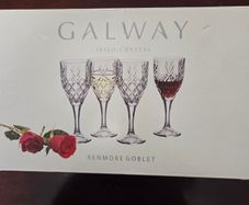 Wine Goblet by Galway Irish Crystal