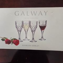 Wine Goblet by Galway Irish Crystal