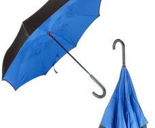 New 2016 Innovation Idea for the umbrella Double Layer Inverted Umbrella Strong Waterproof and Windproof