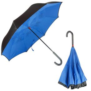 New 2016 Innovation Idea for the umbrella Double Layer Inverted Umbrella Strong Waterproof and Windproof