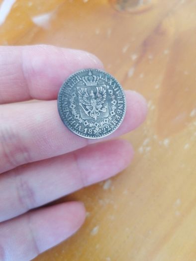 1822 German States Silver 1/6 Thaler Coin