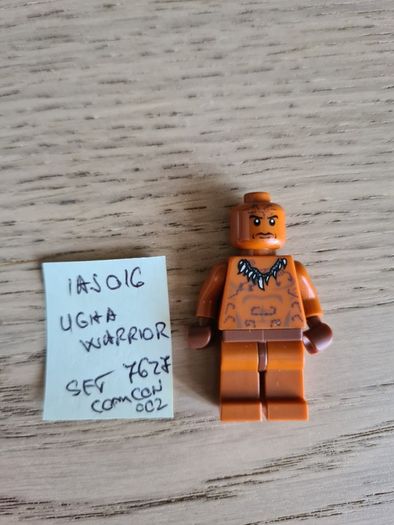lego iaj016 ugha warrior, set indiana jones 7627