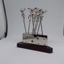 Newbridge Silverware : Mice Cheese Picks On Stand Image 3