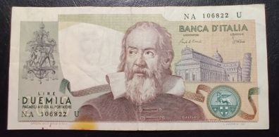 2000 Lire (Galileo Galilei) 1983 Italy