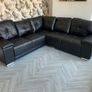 Hanson Fullback Leather Sofa Set Image 5