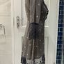 Odd Molly Grey lace & pink embroidered dress. Size 8/10 Image 5