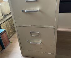 American size 2 drawer filing cabinet