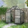 Walk-In Polycarbonate Green House 6 x 4ft Image 9