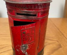 Vintage post office box