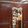 Early 20th Century Mahogany Triple Wardrobe Image 2