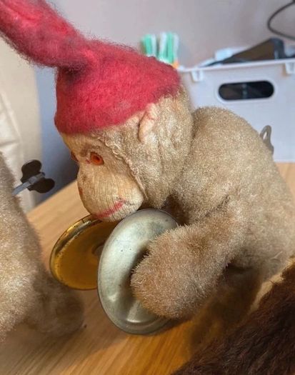 Vintage Max Carl West Germany Wind-Up Monkeys