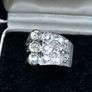 Stunning Art Deco 1930s Platinum 3.1ct Diamond Tank Ring Image 4