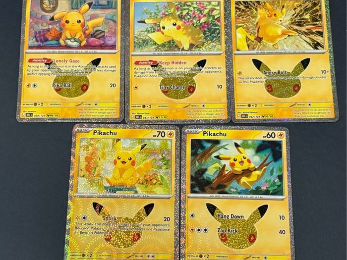 30th Anniversary Pikachu's