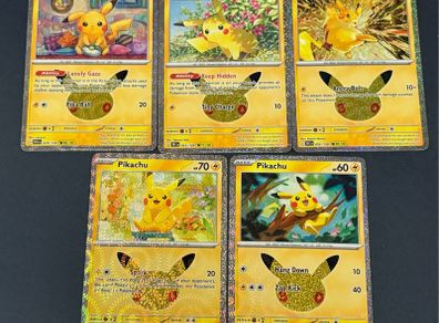 30th Anniversary Pikachu's