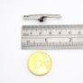 925 Vintage Sterling Silver Spinel & CZ Brooch Image 8