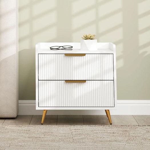 2-Drawer Bedside Table