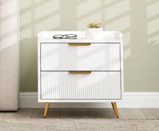 2-Drawer Bedside Table