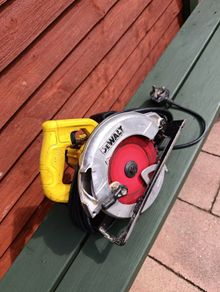 DeWalt DWE560 Circular Saw 1350W 65mm Cut Heavy Duty Tool - Good Condition