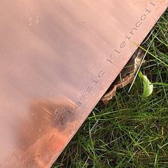 Copper sheet cut to length