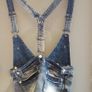 Brand new. Dungaree denim skirt. Image 2