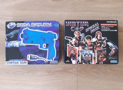 Sega Saturn Virtua Cop Special Pack and Virtua Gun Box