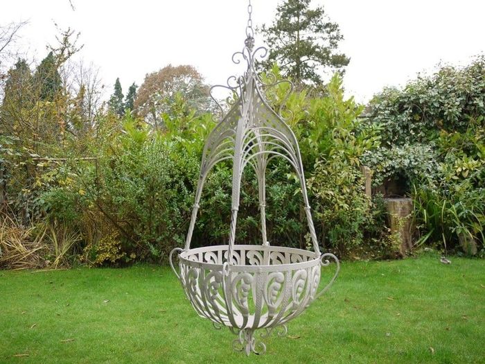 French Cast Hanging Baskets