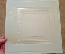 68pcs 3D decorative wall ceiling stickers self-adhesive 34x34cm