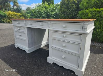 Office Desk white painted wooden top