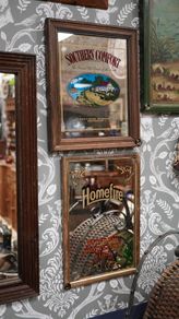 Pair of small Pub Mirrors