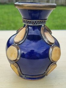 Traditional Moroccan ceramic vase