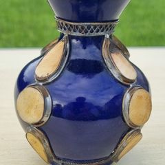 Traditional Moroccan ceramic vase