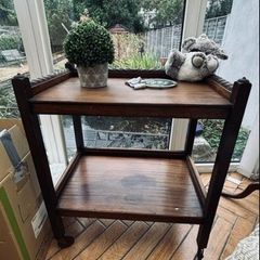 FREE! On hold: Mahogany Trolley and Fire Screen