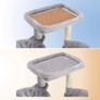Cat Tree with Sisal Scratching Posts, Multi-Level Cat Tower, Cat climbing frame with large platform, basket MULTIPLE COLOURS (FREE POSTAGE) Image 4
