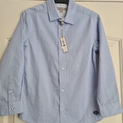 boys Paul Costello blue shirt