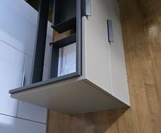 Wall hung bathroom cabinet no sink
