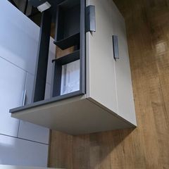 Wall hung bathroom cabinet no sink