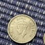 Silver 1/4 Rupees India Image 3