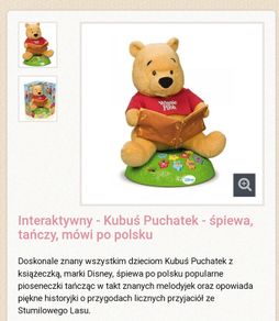 Interaktywny Kubus Puchatek in polish
