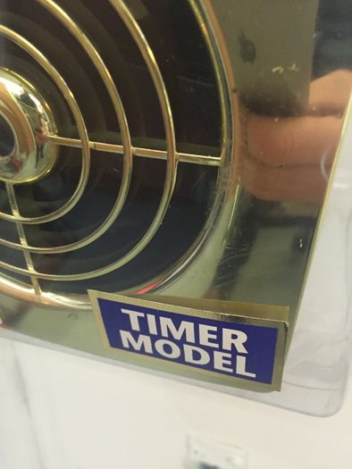 4" Brass Effect Fans Standard
