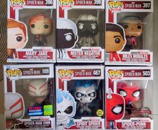 Spider-Man Gamerverse Funko Pops
