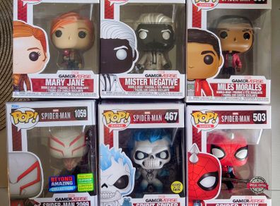 Spider-Man Gamerverse Funko Pops