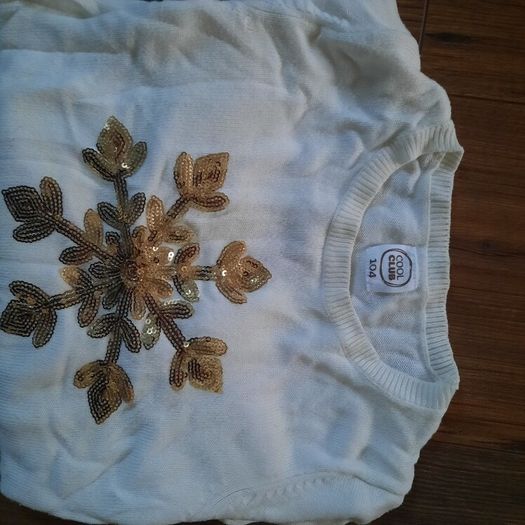 Christmas jumper Snowflake girls size 4 years