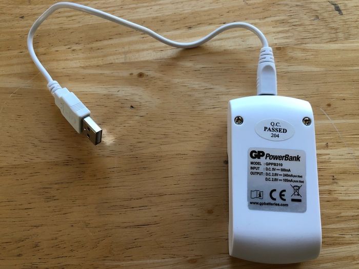 Battery charger GP for USB